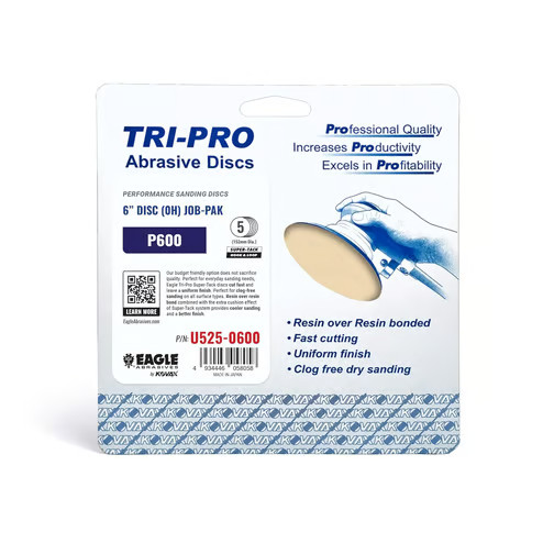 Eagle Abrasives 6” TRI-PRO S-Tack Discs
