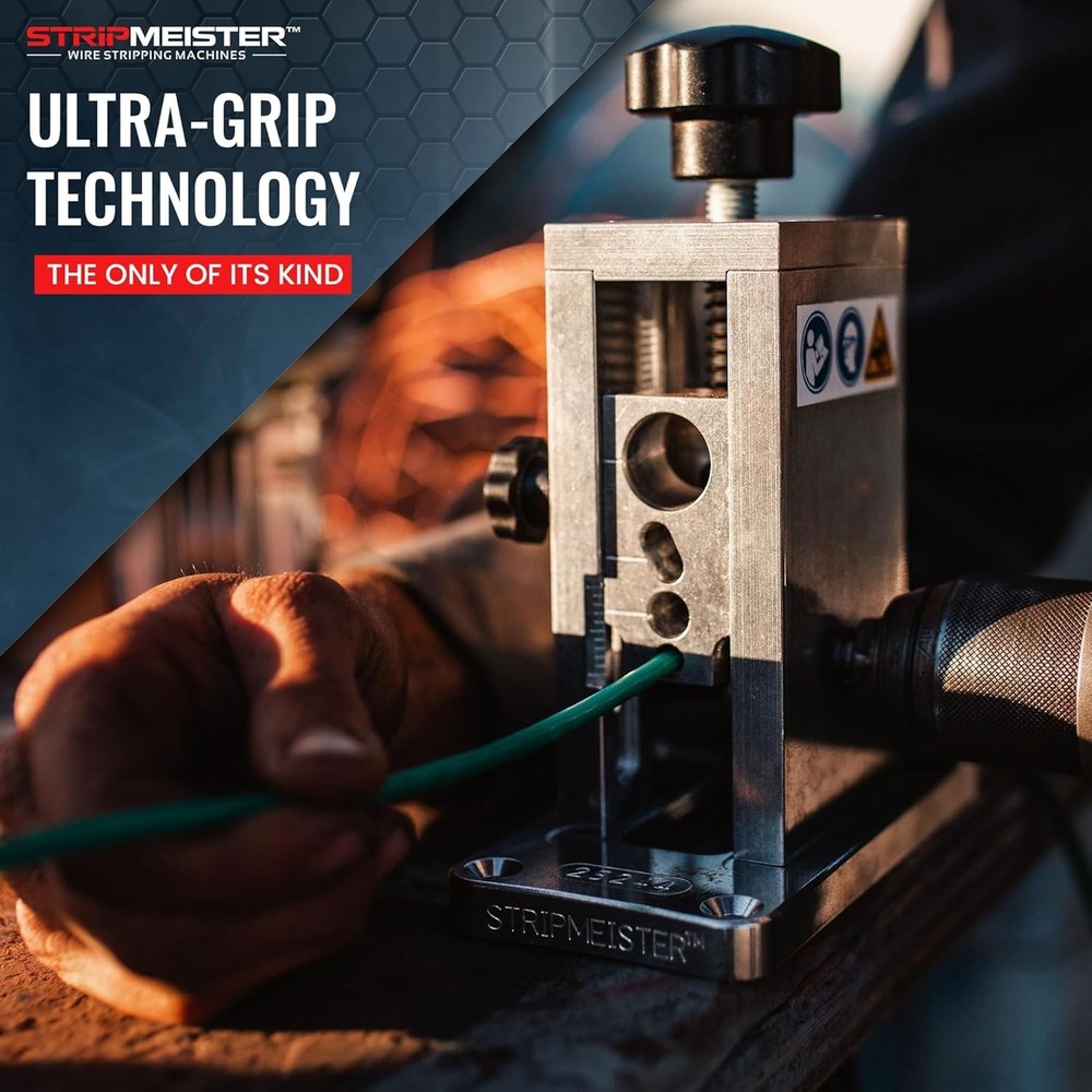 Portable Drill-Powered Wire Stripper