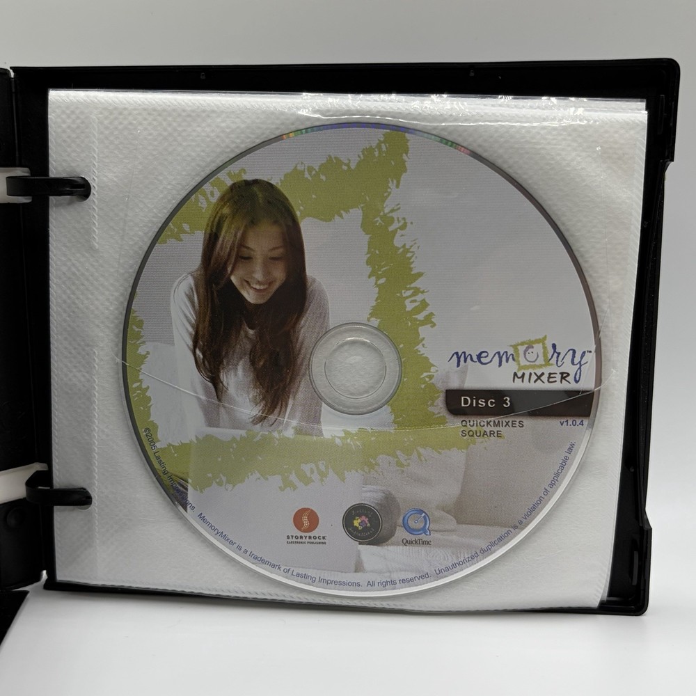 Memory Mixer - Scrapbooking Software / CD-ROM / (4 Disc Set)