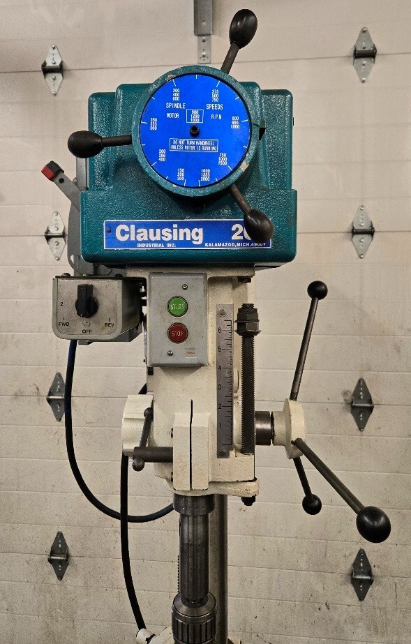 Clausing 20" Variable Speed Drill Press, 3 Ph. 460 Volts, Model 2276