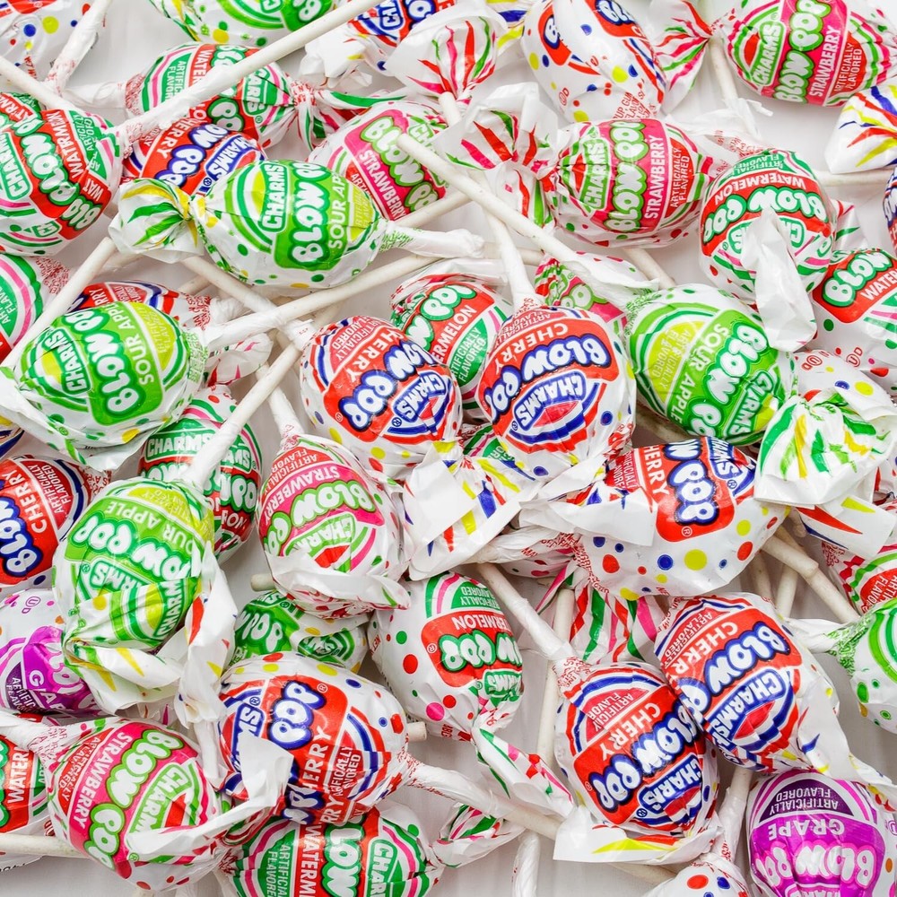 Charms Blow Pops Assorted Flavors - Individually Wrapped - Fresh Bulk Candy