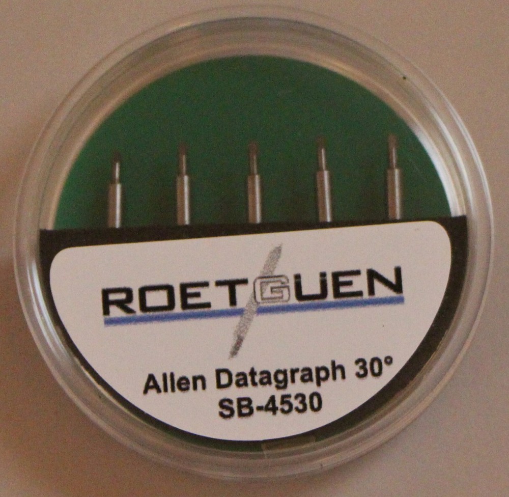 Roetguen Allen Datagraph 30 degree plotter blades, 5 pack, NEW