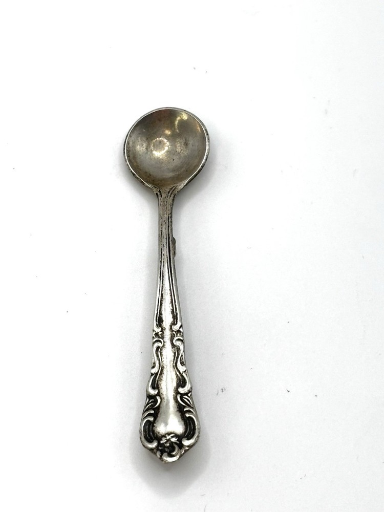 Vintage Sterling Silver Miniature Spoon Brooch