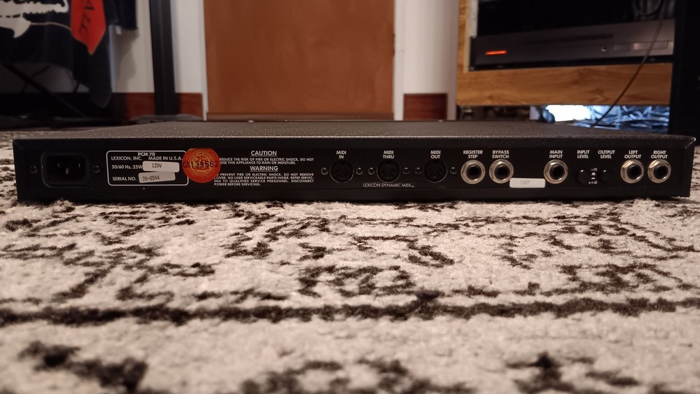 Lexicon PCM 70 Digital Effects Processor ORIGINAL OWNER V2 INCL MANUALS & BOX