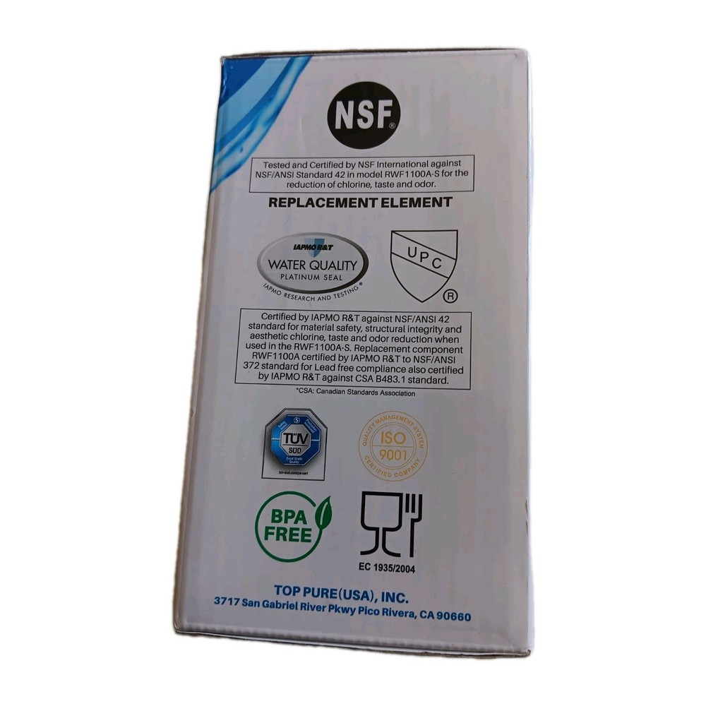 IcePure Replacement Filter RWF1100A " NEW "