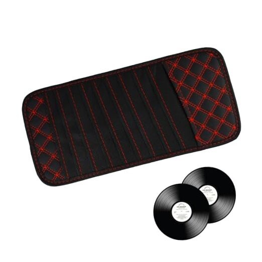 DVD Vehicle Visor, Large Capacity CD Visor Case, Waterproof Car Sunvisor CD