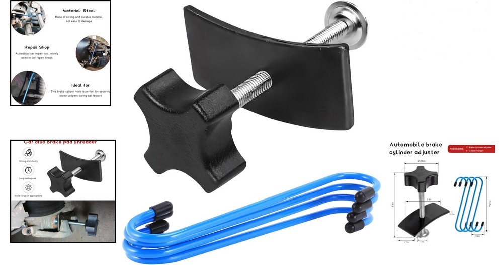 Heavy Duty Brake Caliper Piston Compressor Tool T-Shape Universal Brake Sprea...