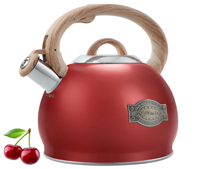 Tea Kettle for Stovetop, 2.7 Quart Loud Whistle Stovetop Teapots,...