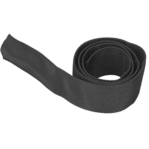 Rope Protector Sleeve, Polyester Winch Rope Protective Sleeve Black 2M