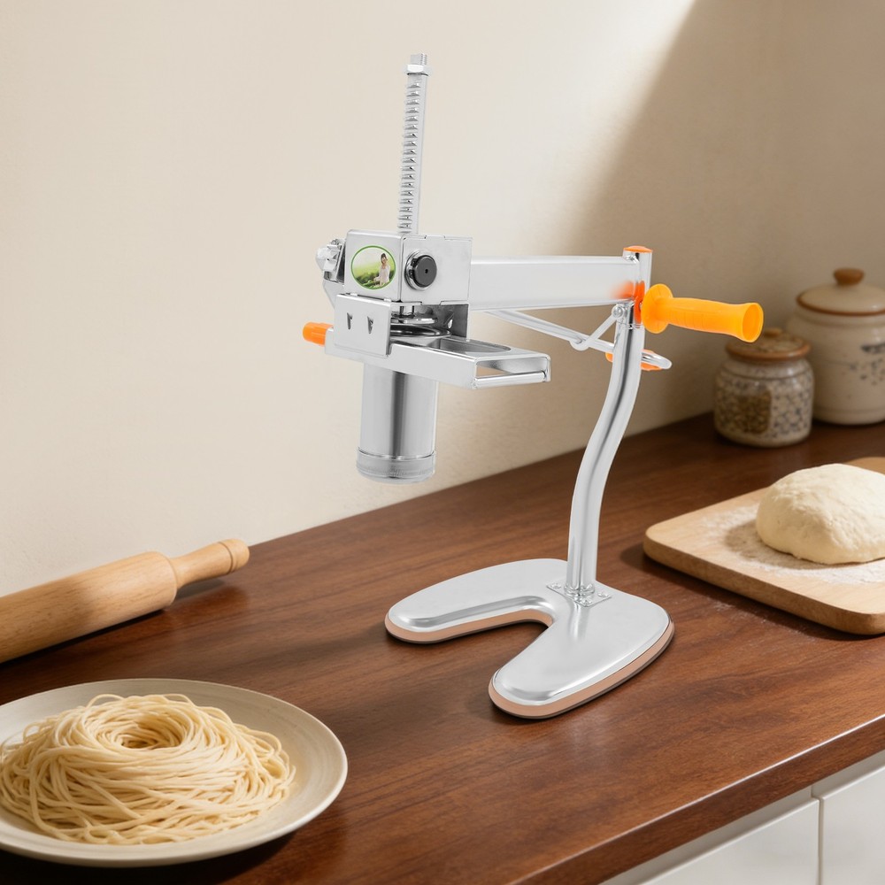 Household Noodle Maker Manual Noodle Maker Portable Pasta Maker Machine Silver