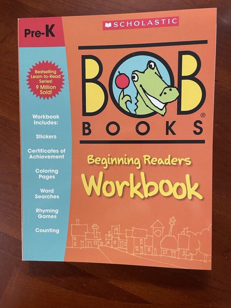 Scholastic Bob Books Beginning Readers Workbook Pre K