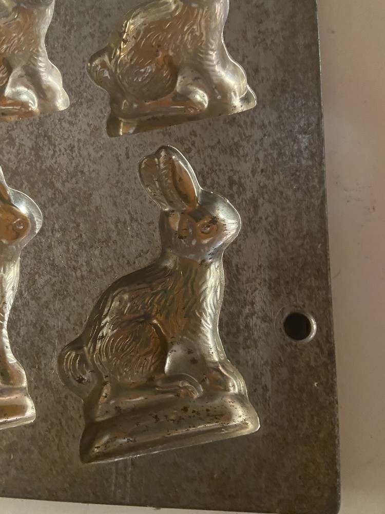 Antique Chocolate Bunny Mold RARE