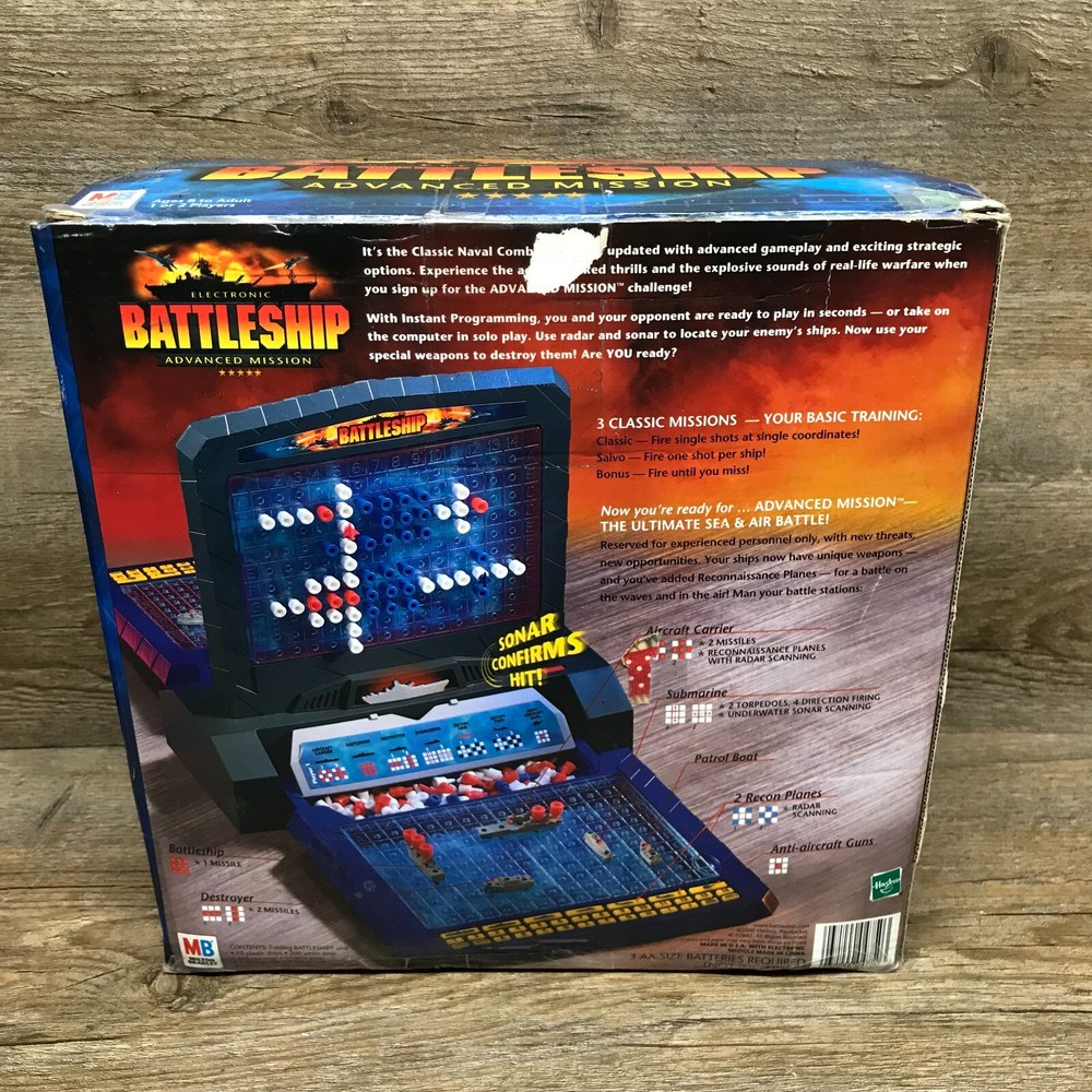 Electronic Battleship Advanced Mission Milton Bradley 2000 Condition Is Pre-Own