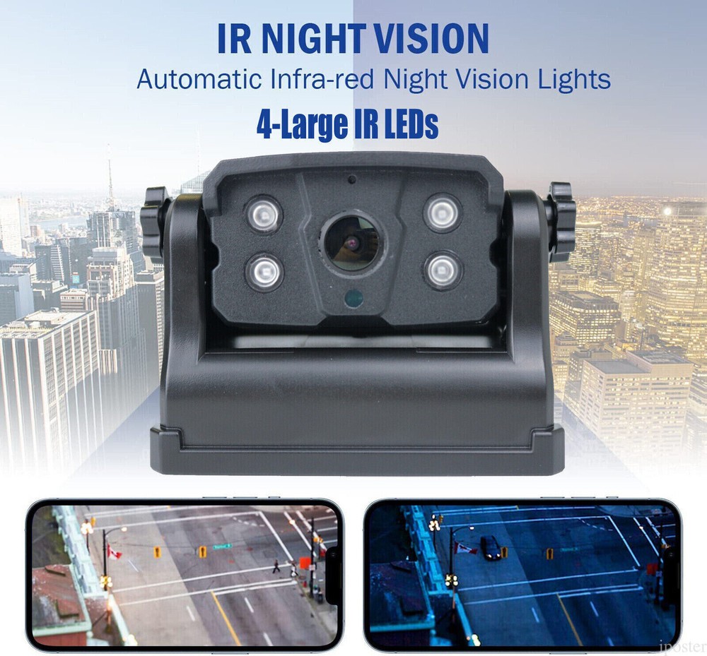 WiFi Backup Camera Magnetic Base Battery Powered Sonix App HD For iPhone/Android