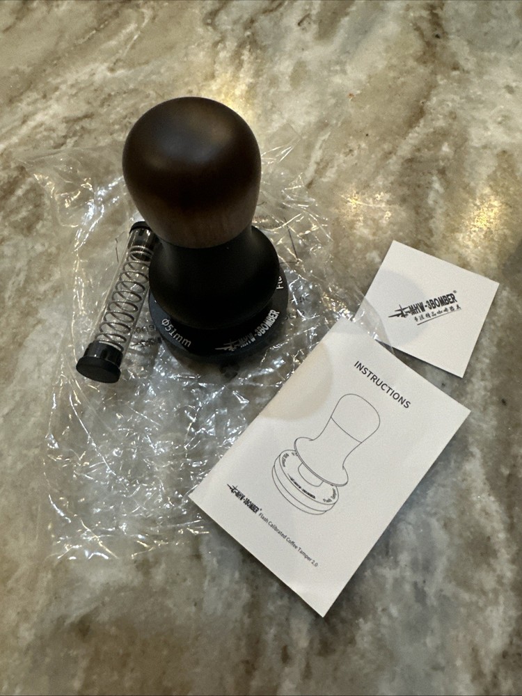MHW-3BOMBER: Flash Constant Pressure Tamper, Espresso Distribution Tool 51 mm