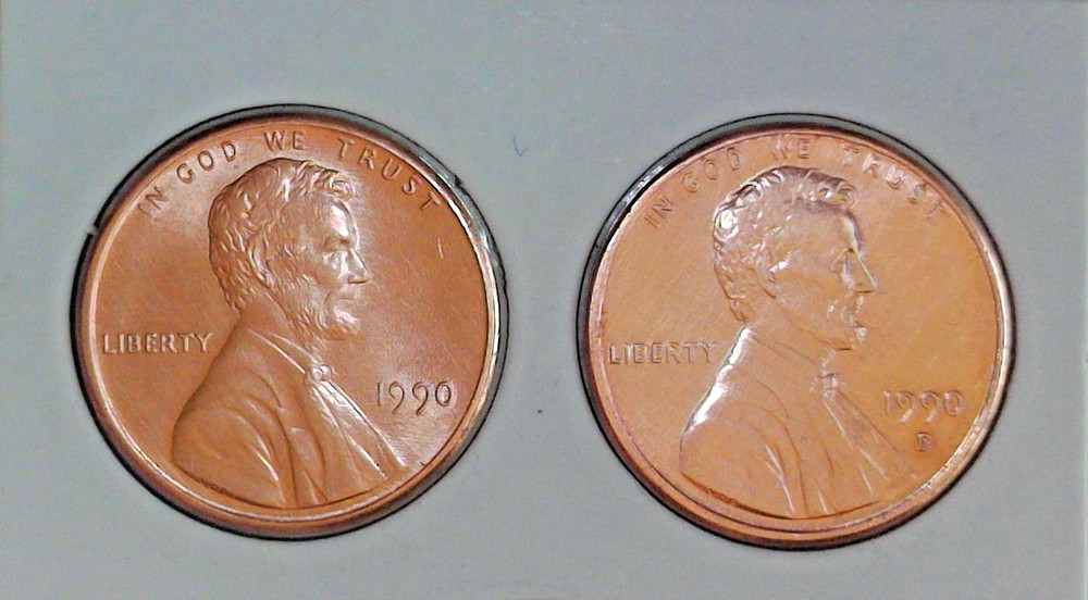 1990 P & D Lincoln Cent