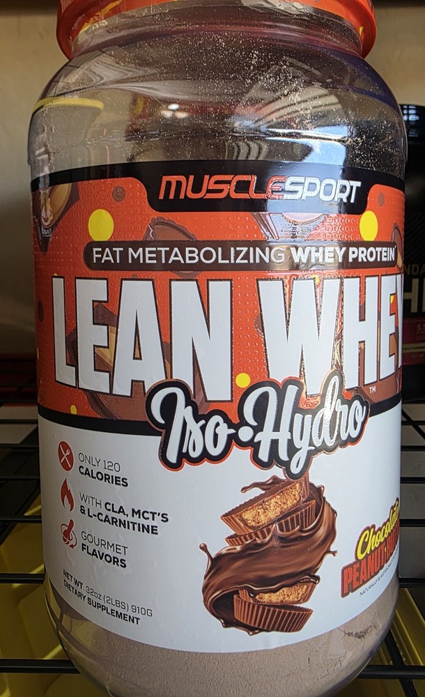 Lean Whey, Iso-Hydro, CHOCOLATE PEANUT BUTTER 2LB