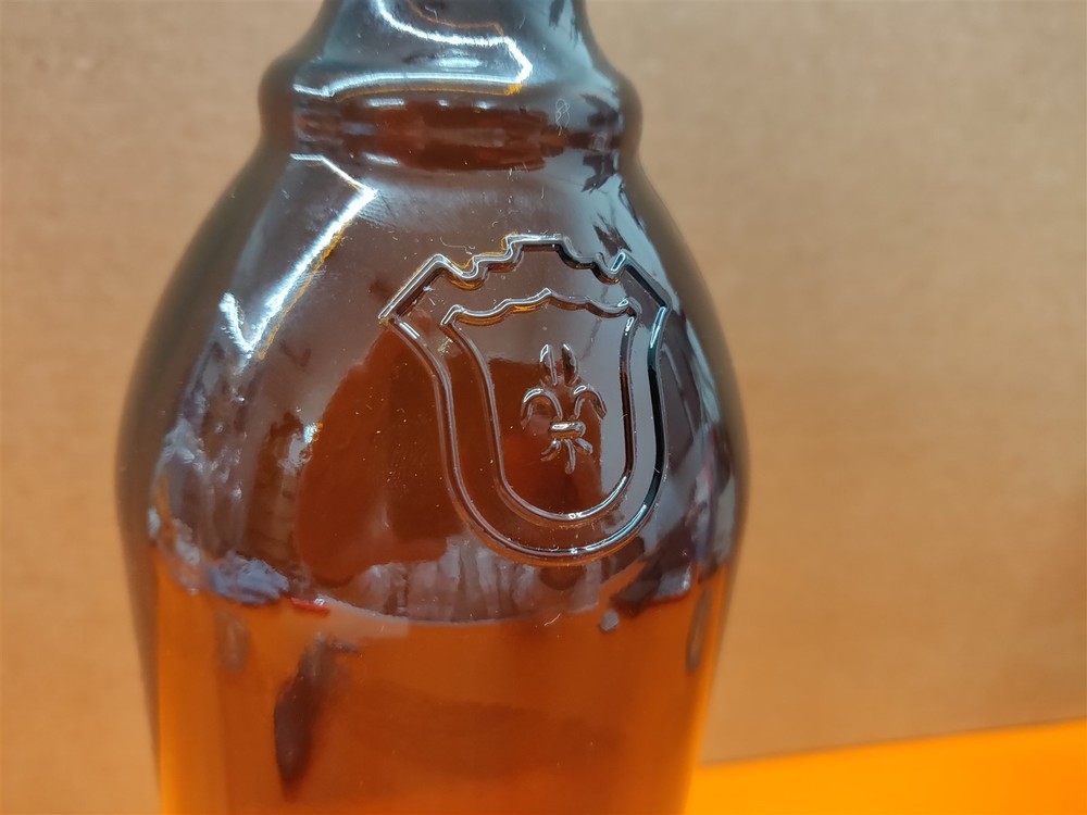 ⭐️⭐️⭐️⭐️⭐️ Empty 1L Brown Glass Kahlua Bottle Labels Removed for Crafts/Upcycle