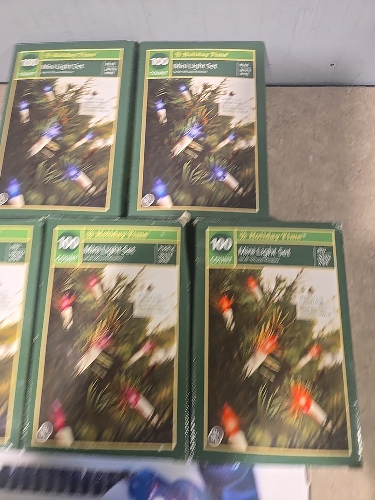 Holiday Time Mini Lights Lot