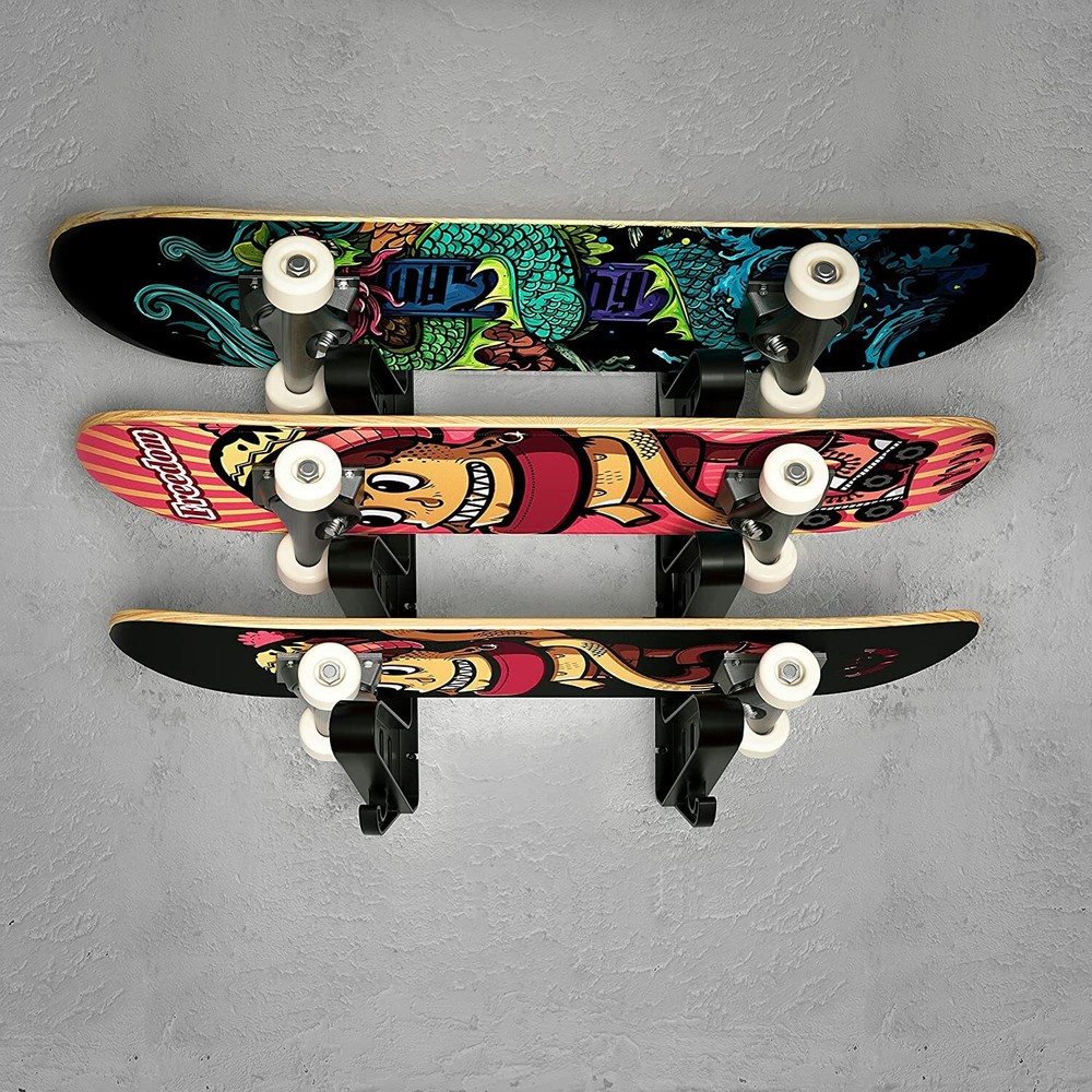 Skateboard Wall Mount Skateboard Storage Hanger Holder Load Bearing