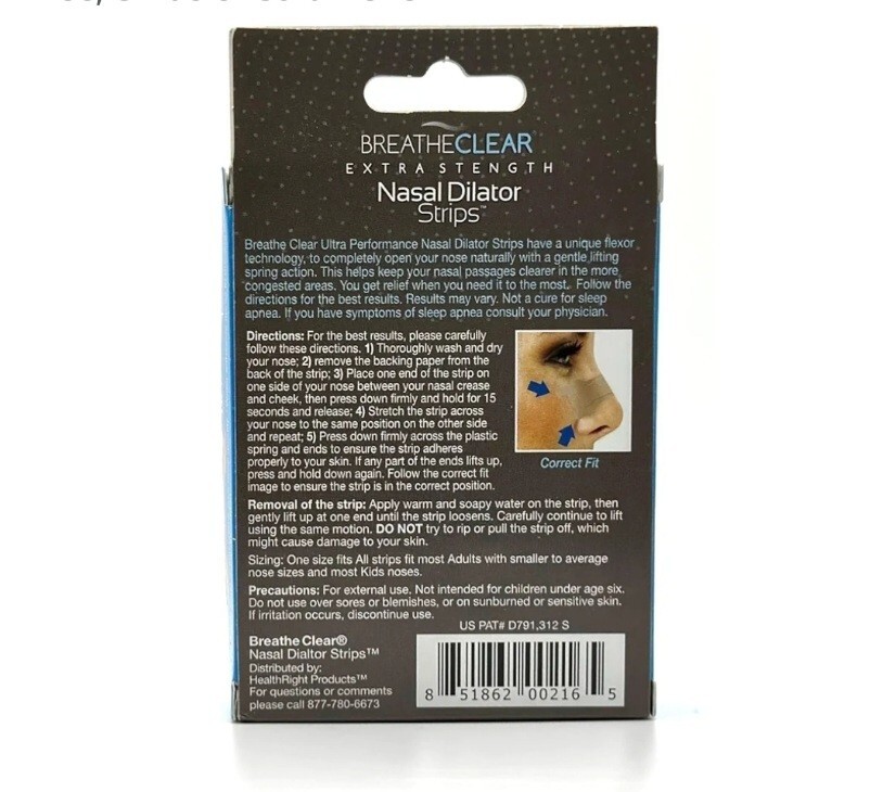Breatheclear Nasal Dilator Strips