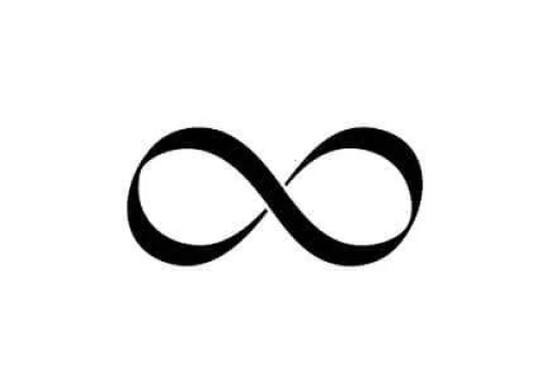 Infinity temporary tattoo. StarTrek for all geeks and nerds including us!