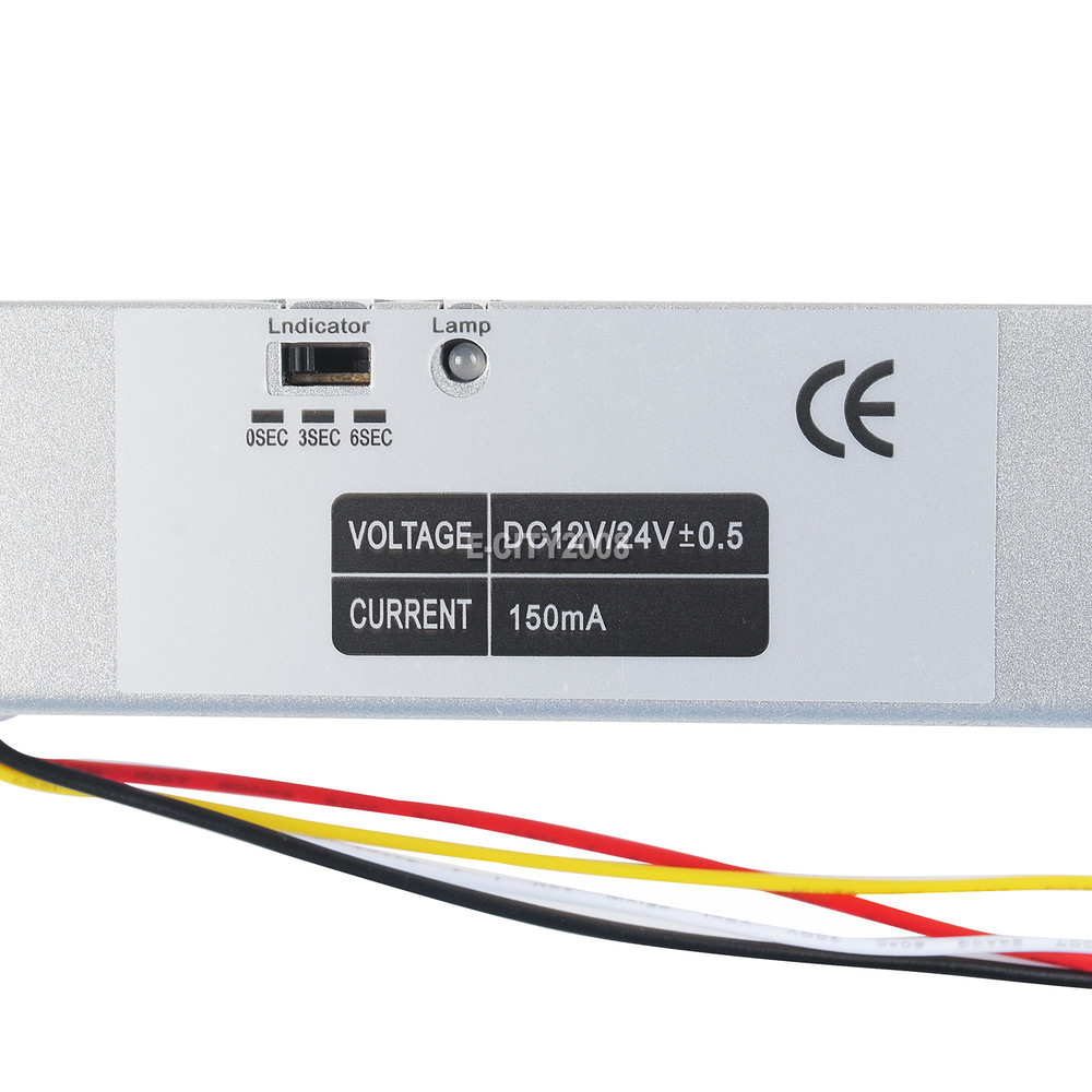 Electric Drop Bolt Lock Security System Fail-Safe Control Easy To Install DC12V