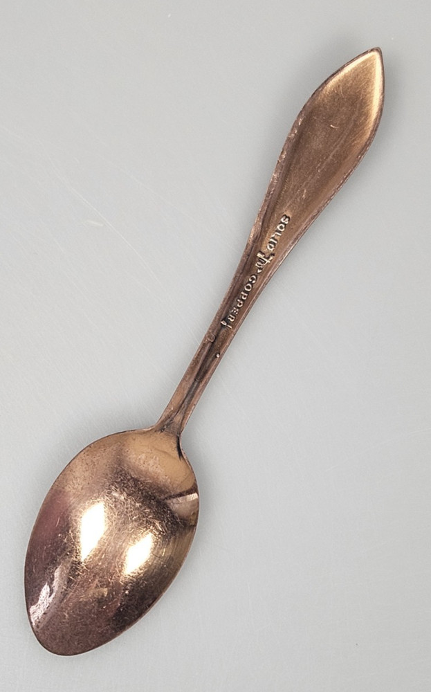 Vintage Solid Copper Souvenir Spoon Hoover Dam