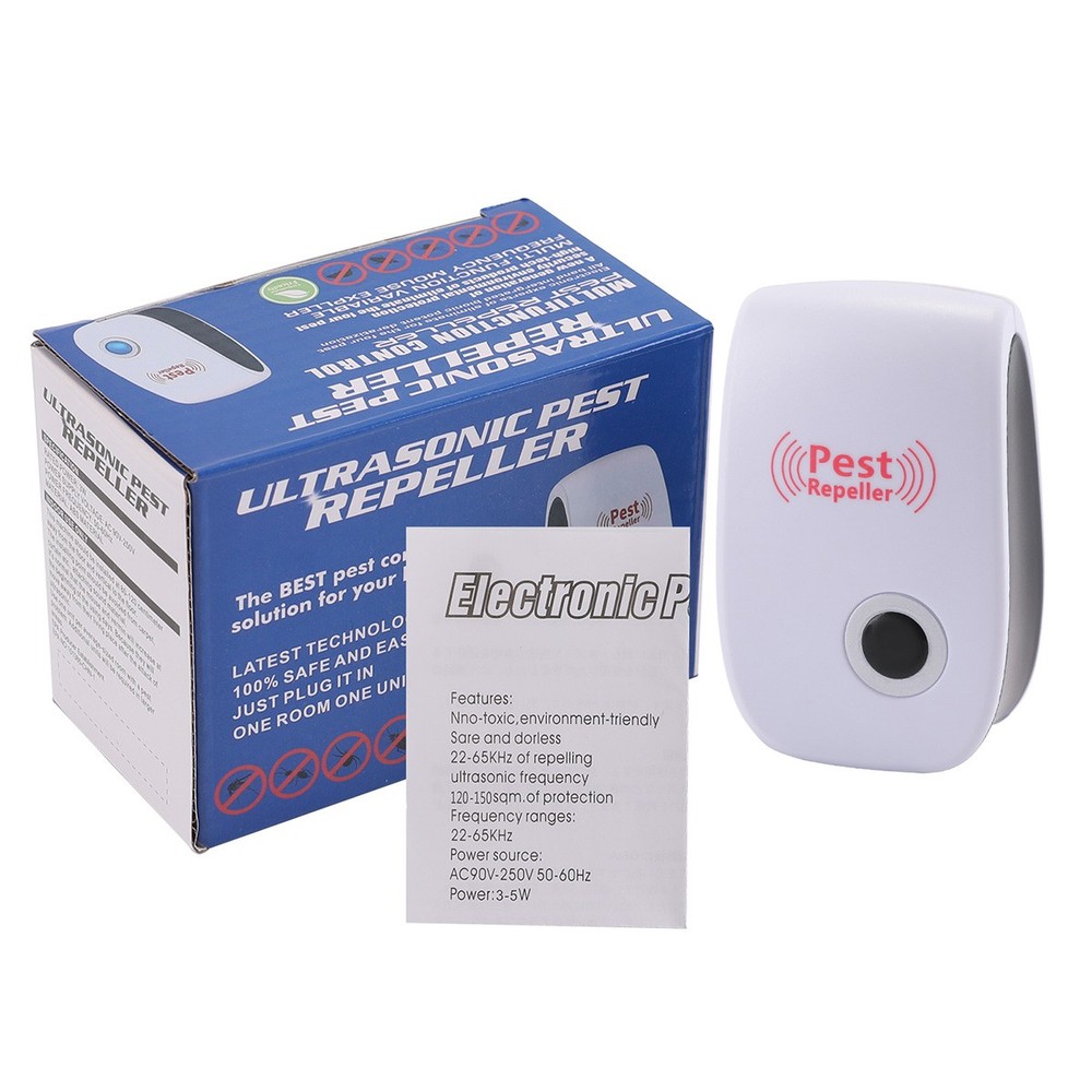 Ultrasonic Pest Repeller Plug in - Electronic Insect Mice Bug Control Defender