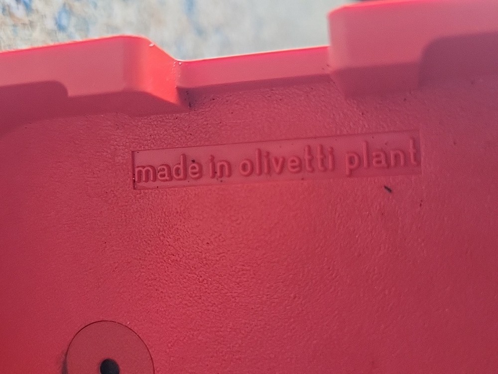 Olivetti Red Valentine S Red Manual Typewriter Nice Working Condition Read