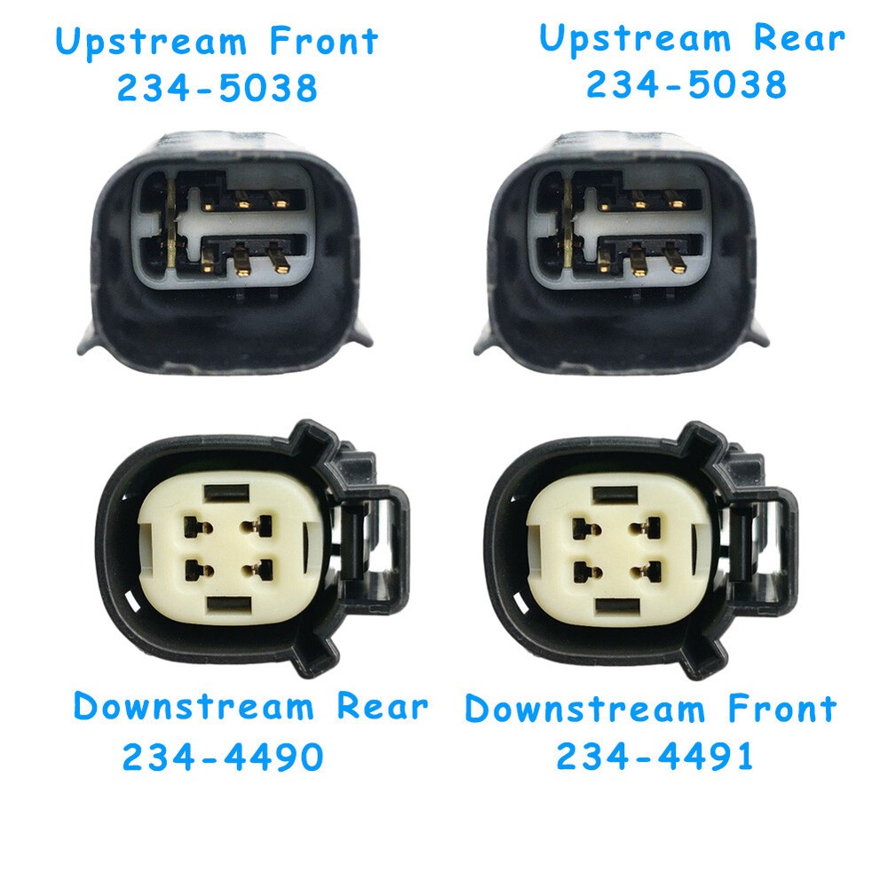 4PCS Oxygen Sensor Up+Downstream For 2013-2015 Ford Explorer Flex Taurus 3.5L V6