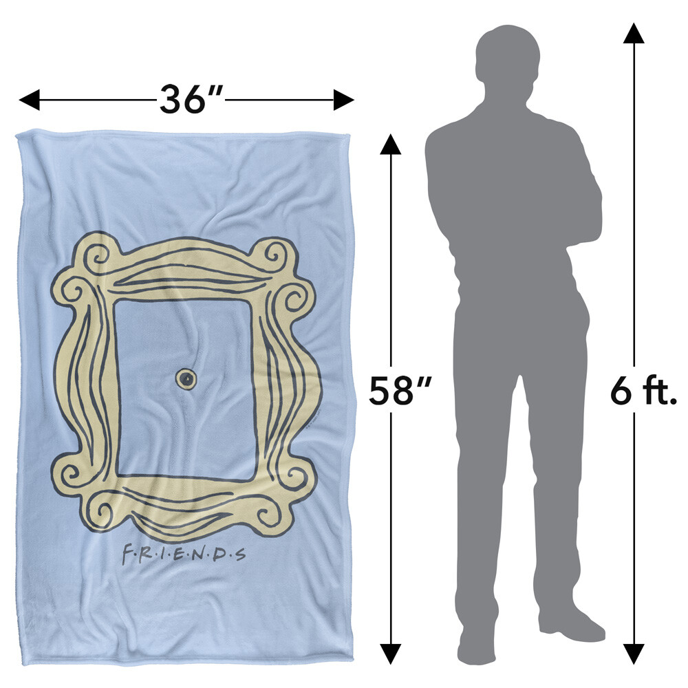 Friends The Gold Frame Silky Touch Super Soft Throw Blanket