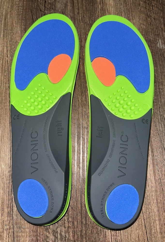 Vionic Men's Active Full Length Orthotic Inserts Maximum Support Size L 9.5-11