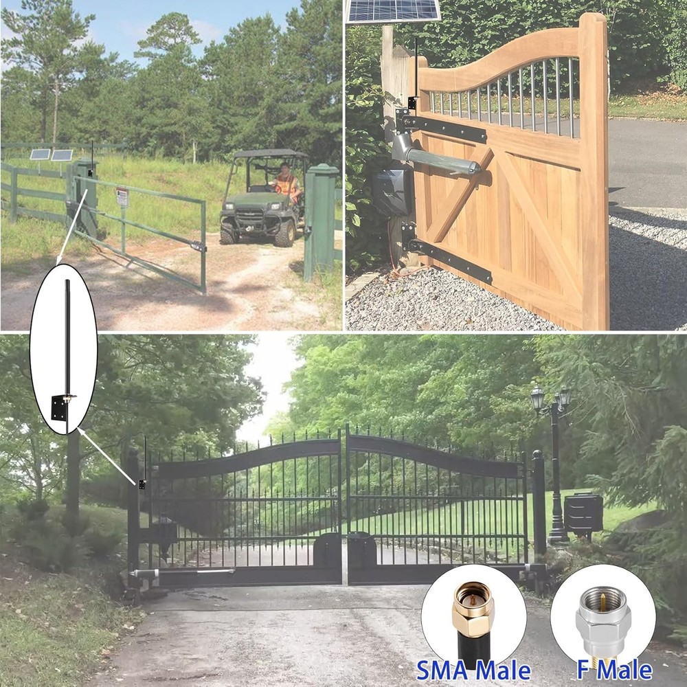 Extended Range Omni-Directional Gate Opener Antenna - Waterproof & Durable