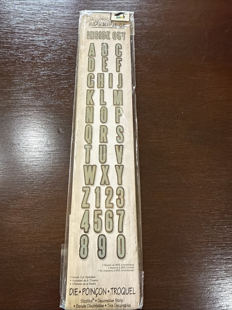 TIM HOLTZ DECORATIVE STRIP SIZZIX DIE - Inside Out