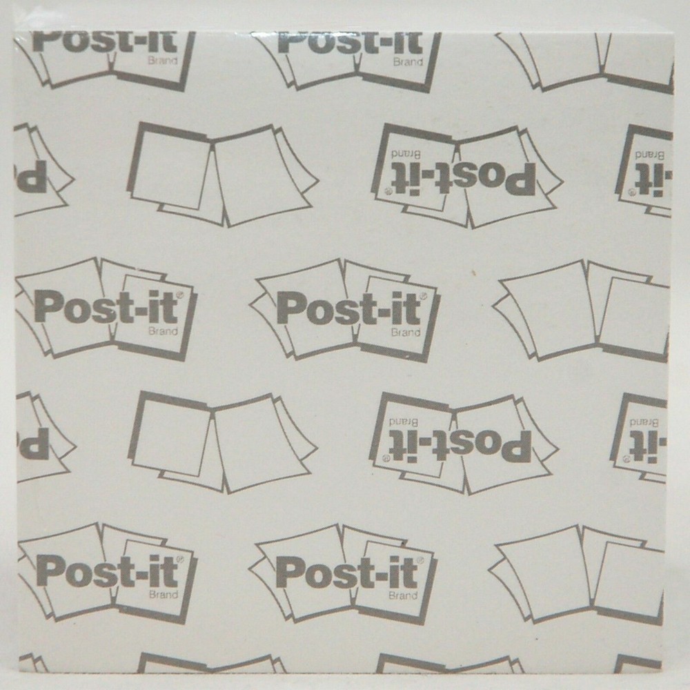 2400 Post-It SHEETS Notepad The Letter W White Sticky Notes 3" Square Office NEW