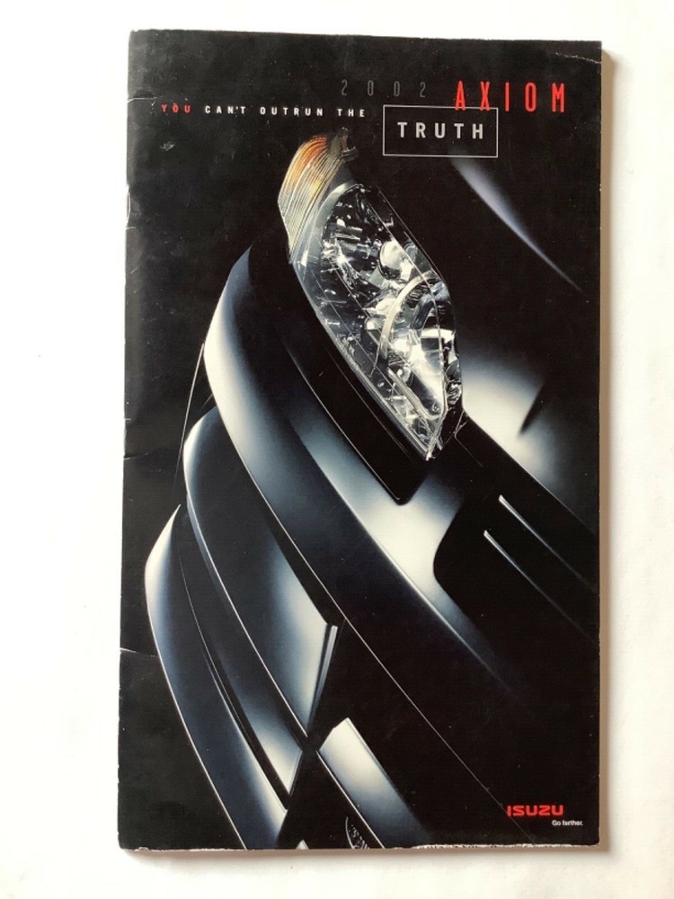 2002 Isuzu Axiom Sales Brochure
