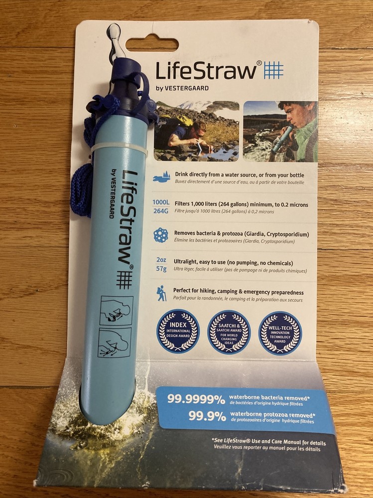 Lifestraw Personal Water filter Purifier Survival Gear