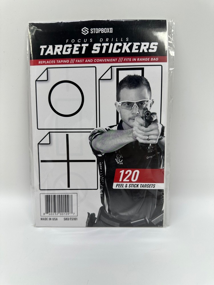 Stopbox Target Stickers 120 peel and stick