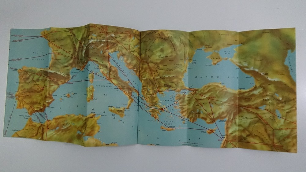 Vintage Pan American Route Maps #735-57