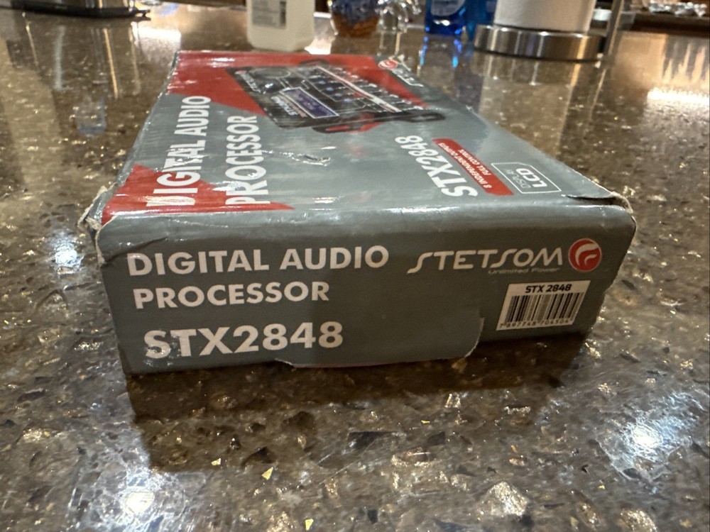 Stetsom STX2848 DSP Crossover & Equalizer 8 Channel Digital Signal Processor