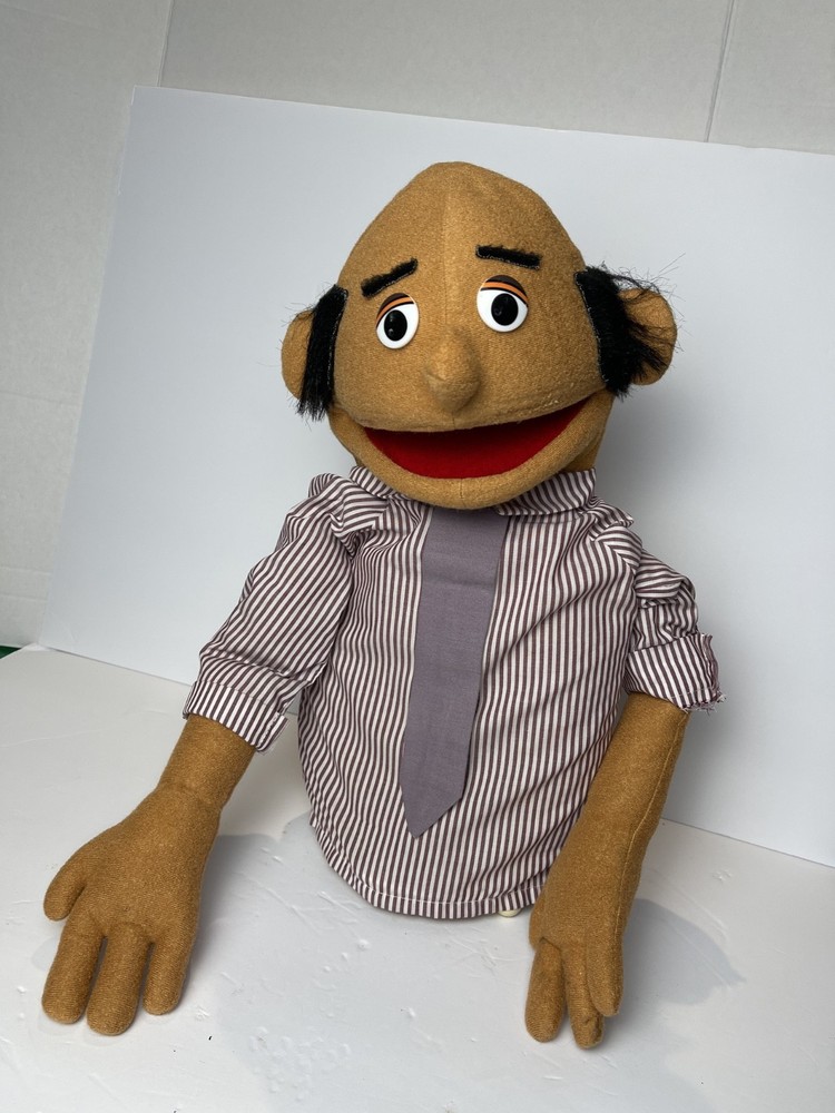 Professional muppet style Puppet Office Guy 14"