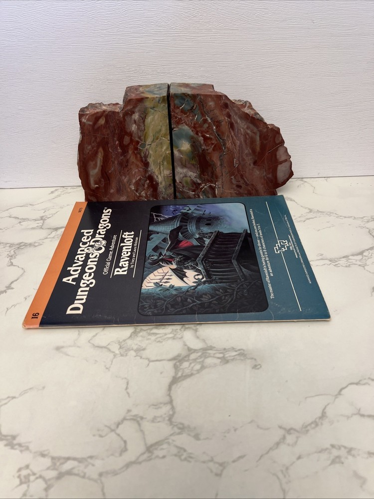 Advanced Dungeons & Dragons Ravenloft 16 TSR 9075 Both Maps