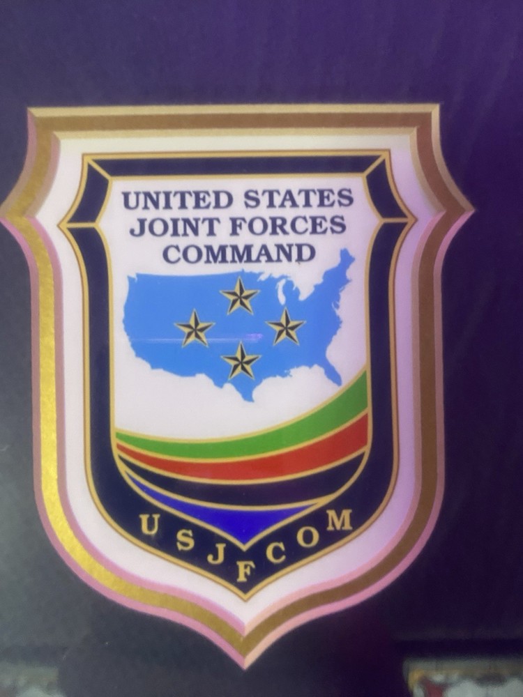 US Joint Forces Command Framed 2010 Presentation For your outstanding support