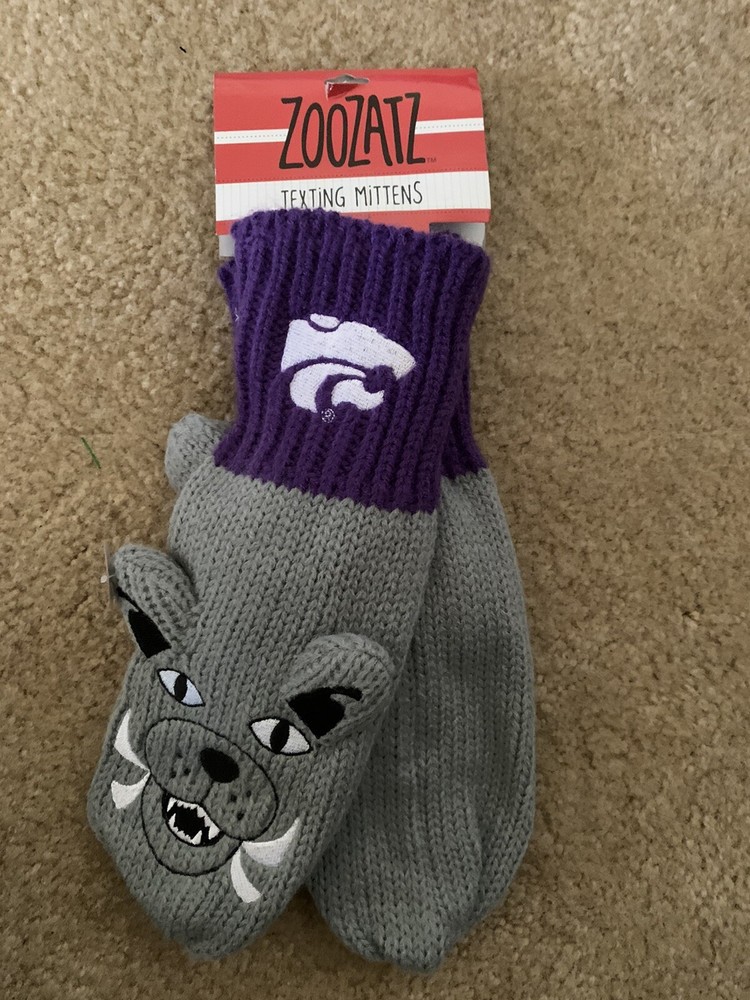 Zoozatz Kansas State Wildcats Texting Mittens
