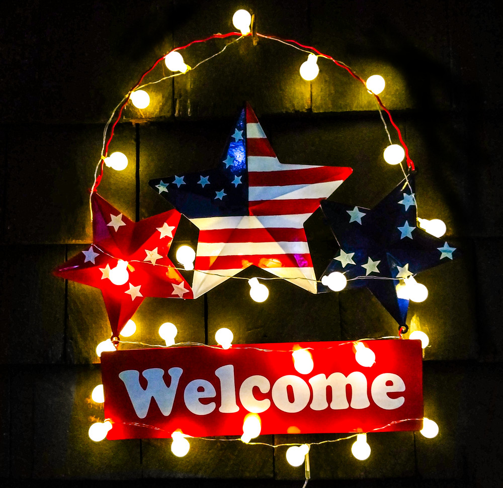 Solar Powered White Ball String Lights - 30 LED Warm White, 8 Modes