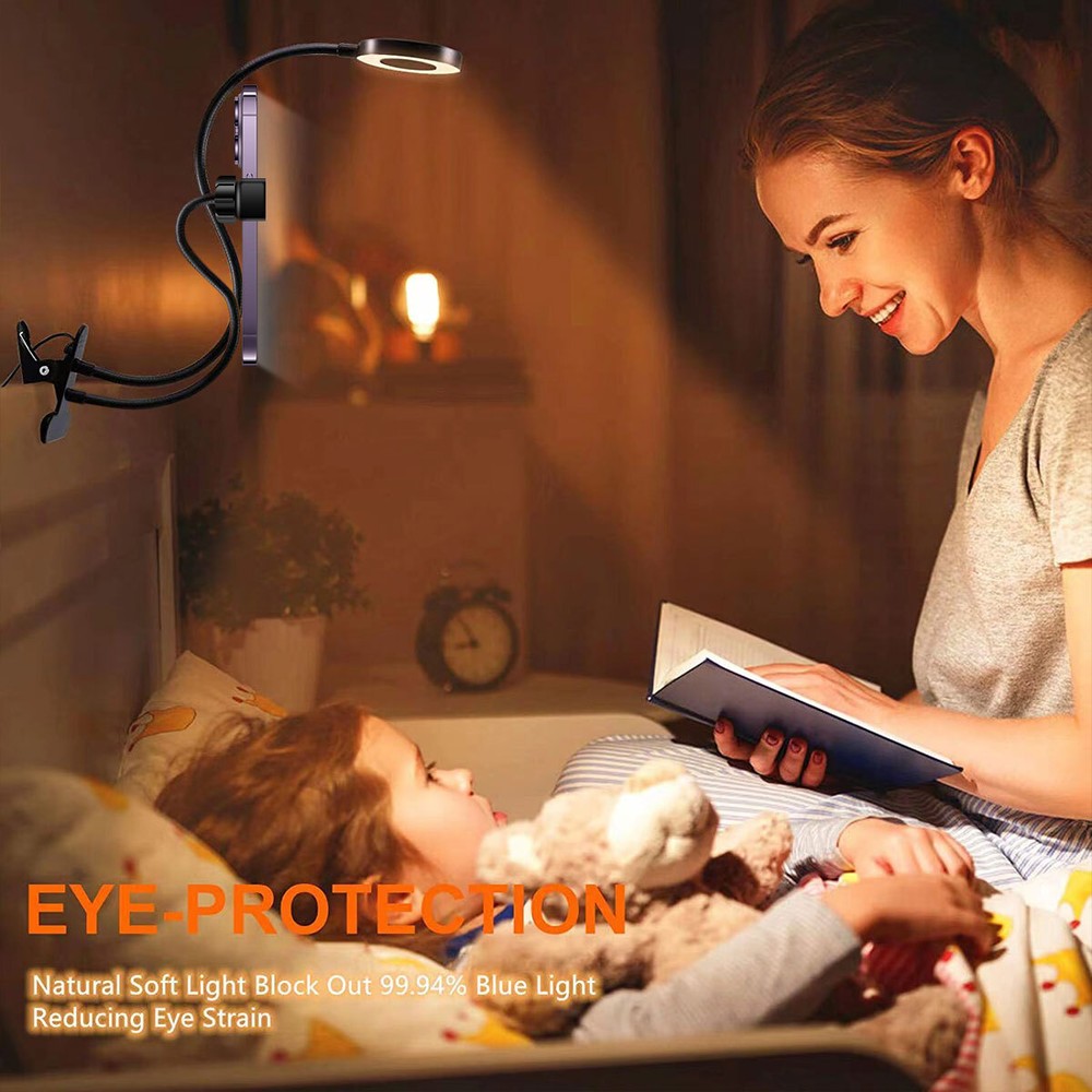 Selfie Ring Light with Cell Phone Holder Stand for Live Stream/Makeup LED Camera