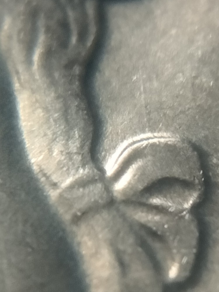 1776-1976 P Bicentennial Quarter MAD Light Die Clash Struck Thru Error