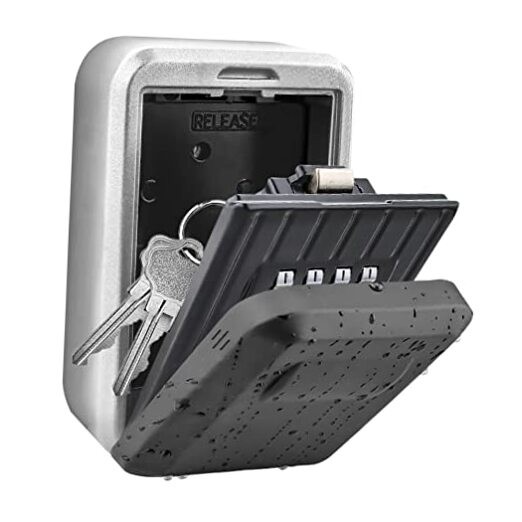 BenRich Key Safe Box Waterproof with Combination Lock 4 Digit - Resettable