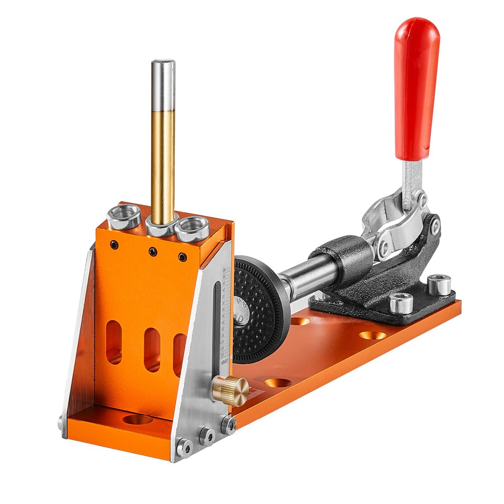 Pocket Hole Jig Kit Carpentry Joinery Woodworking System Adjustable Depth